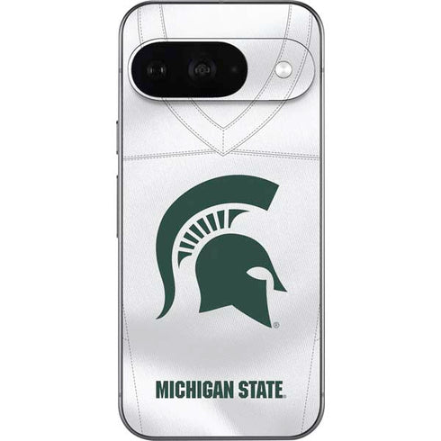 Michigan State University White Jersey Google Pixel 9 Skin